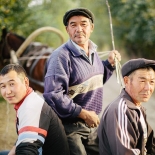Three men, Kyrgyzstan
